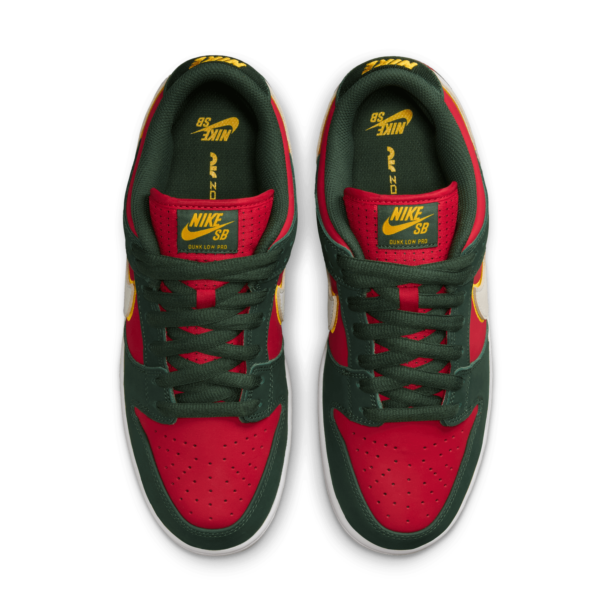 Supersonics Nike SB Dunk Low Pro Premium Skate Shoe Top