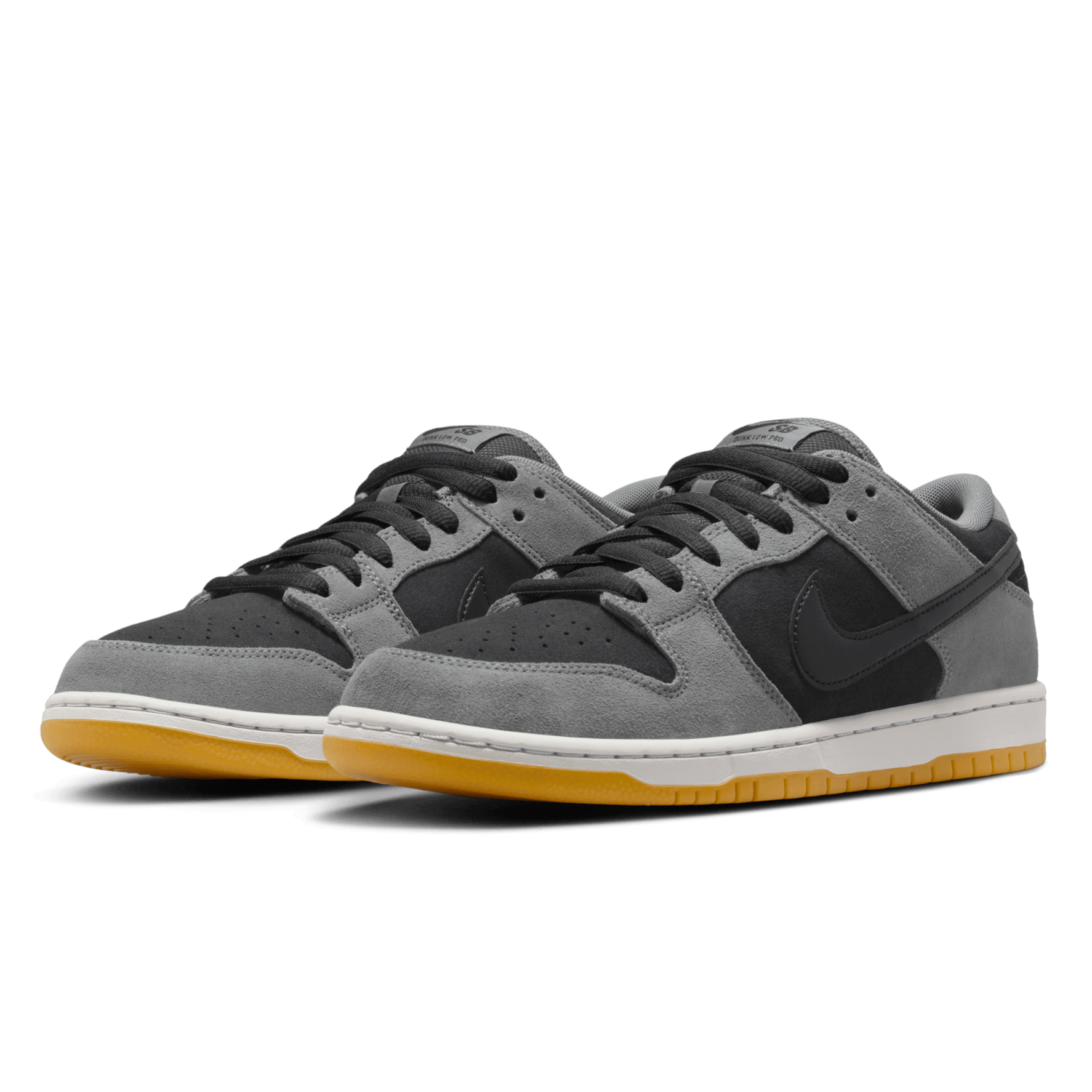 Dark Smoke Grey Nike SB Dunk Low Skate Shoe Front