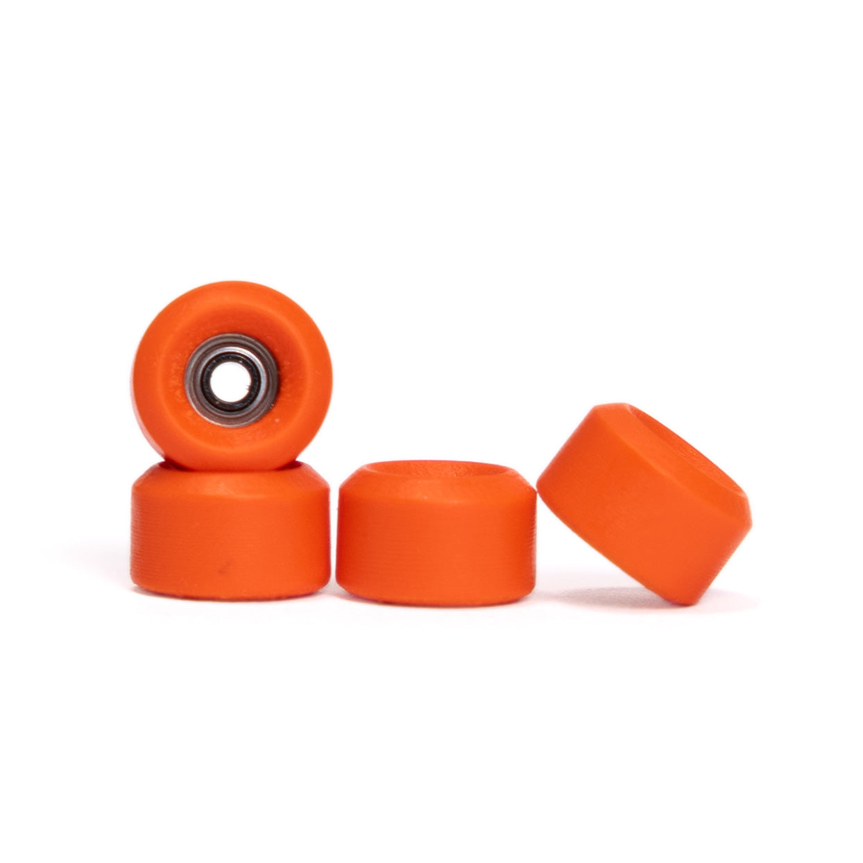 Orange Abstract Conical Urethane Fingerboard Wheels