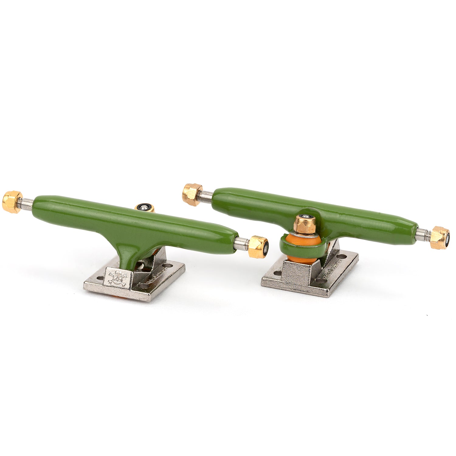 Green/Silver 34mm 3.0 Blackriver Fingerboard Trucks