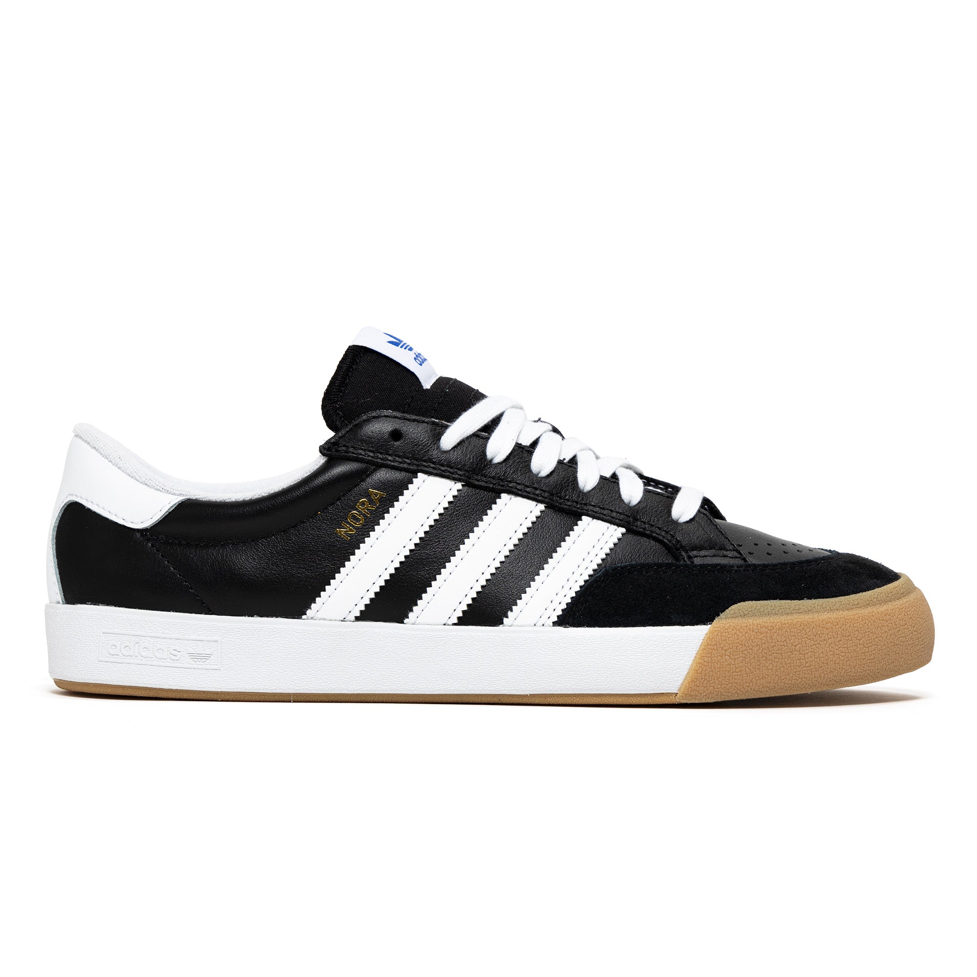 Black/White/Gum Adidas Nora