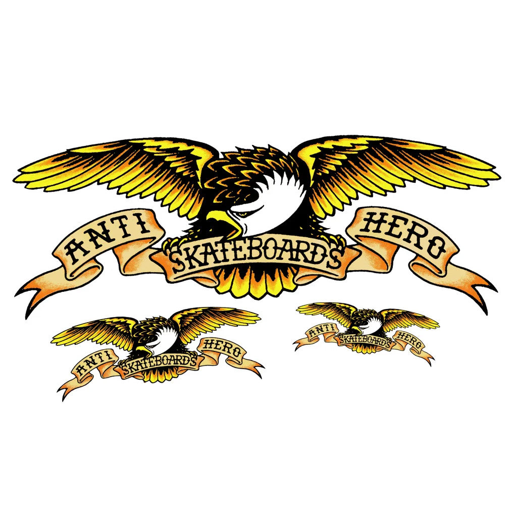 Classic Eagle Antihero Skateboard Sticker in 3 sizes