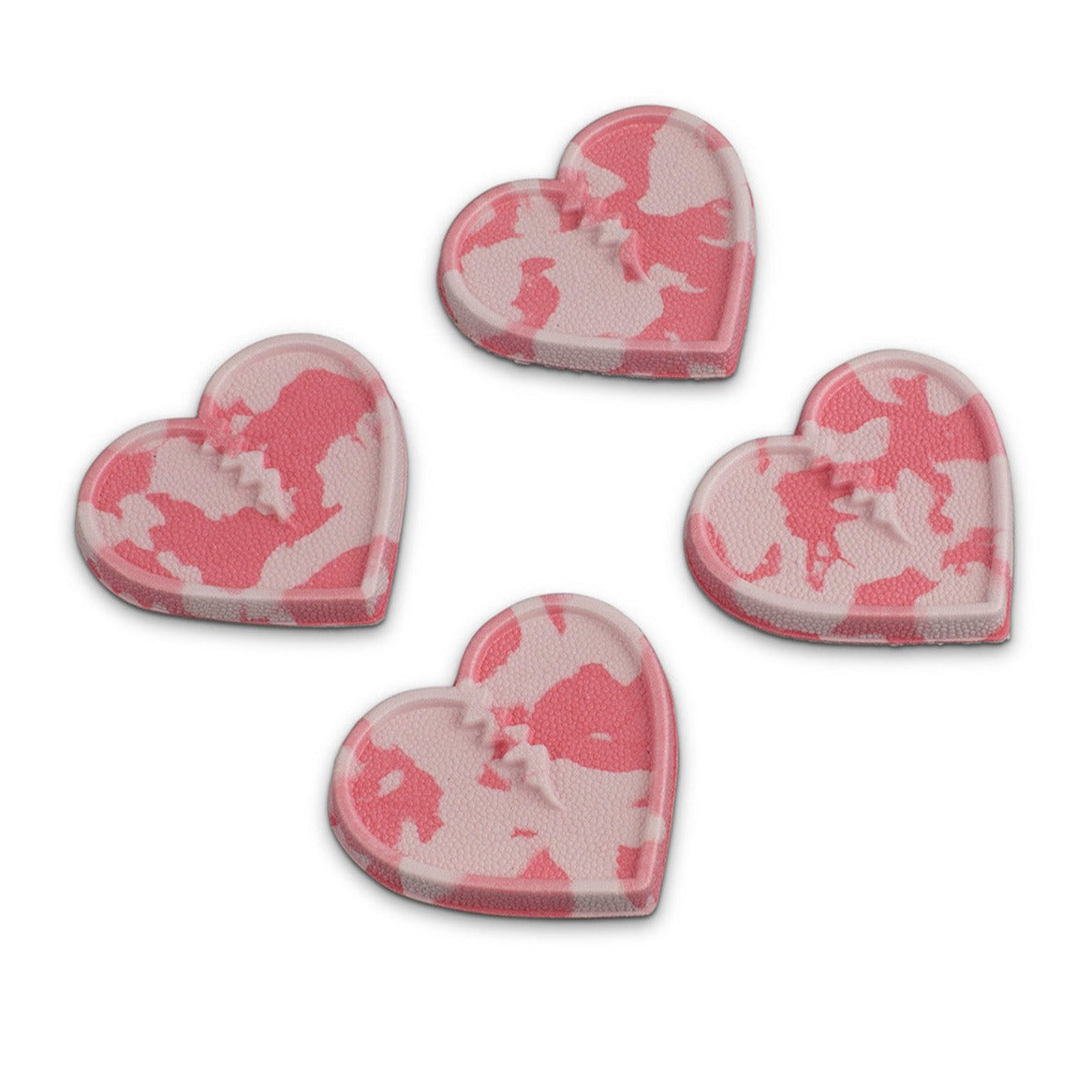 Bubblegum swirl Crab Grab Mini Hearts Pads