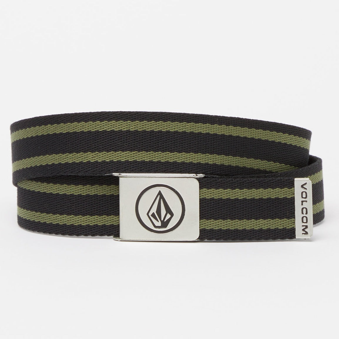 Expedition Green Circle Web Volcom Belt