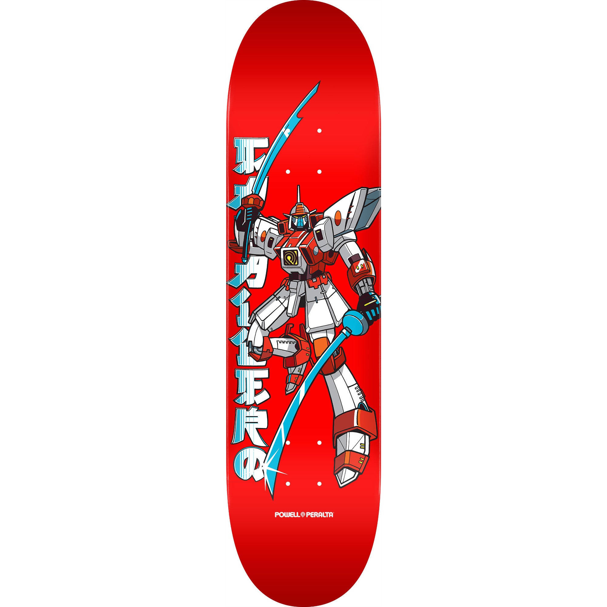 Red Caballero Powell Peralta Gundam Skateboard Deck