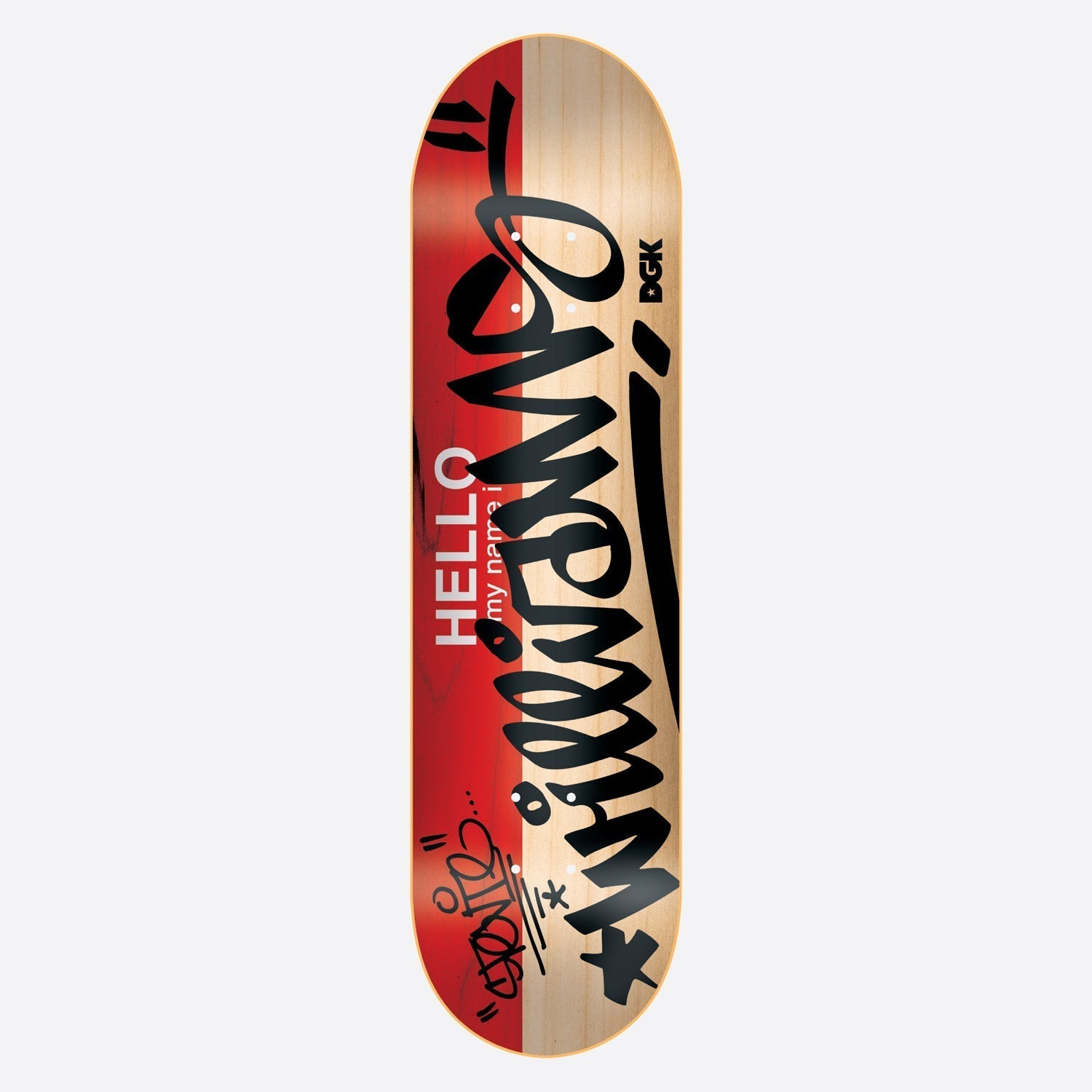 Stevie Williams Hello My Name Is DGK Skateboard Deck