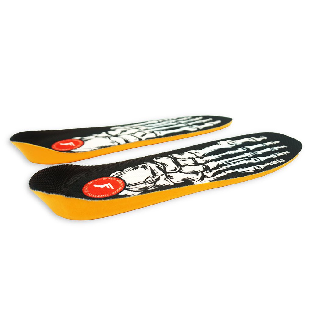 Black Skeleton Action Sports Kingfoam Footprint Insoles