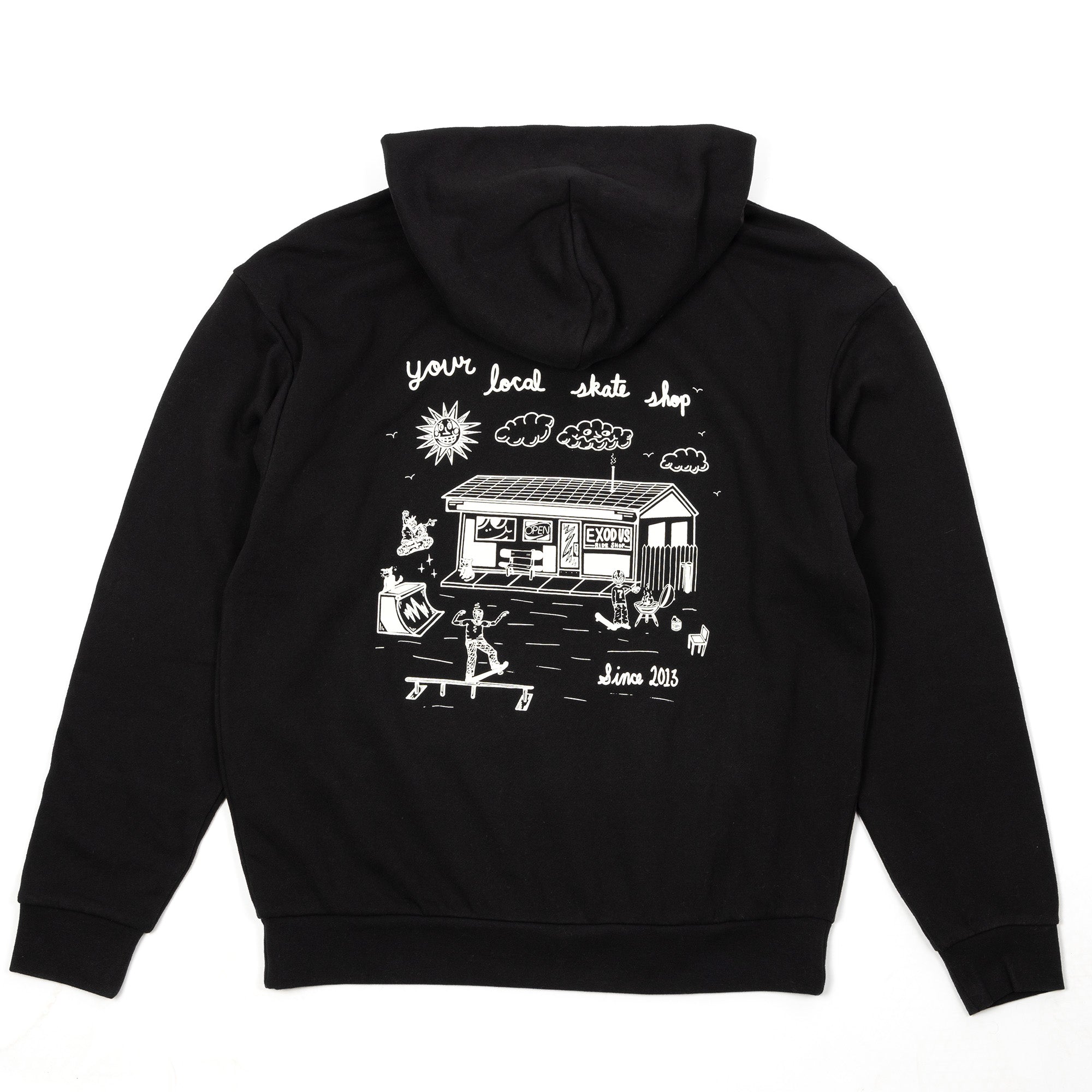 Black Exodus Your Local Hoodie Back