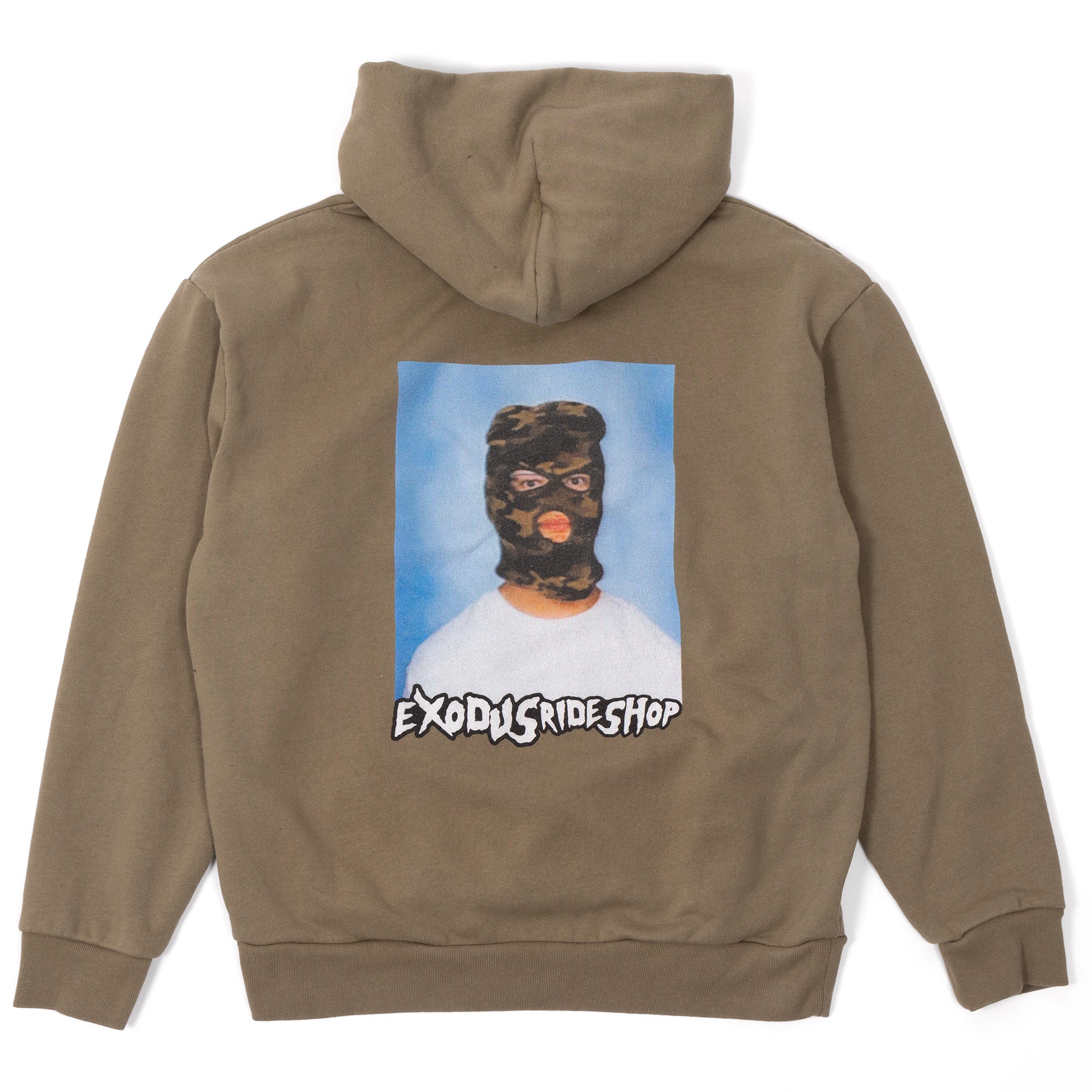 Olive Exodus Skimask Hoodie Tee