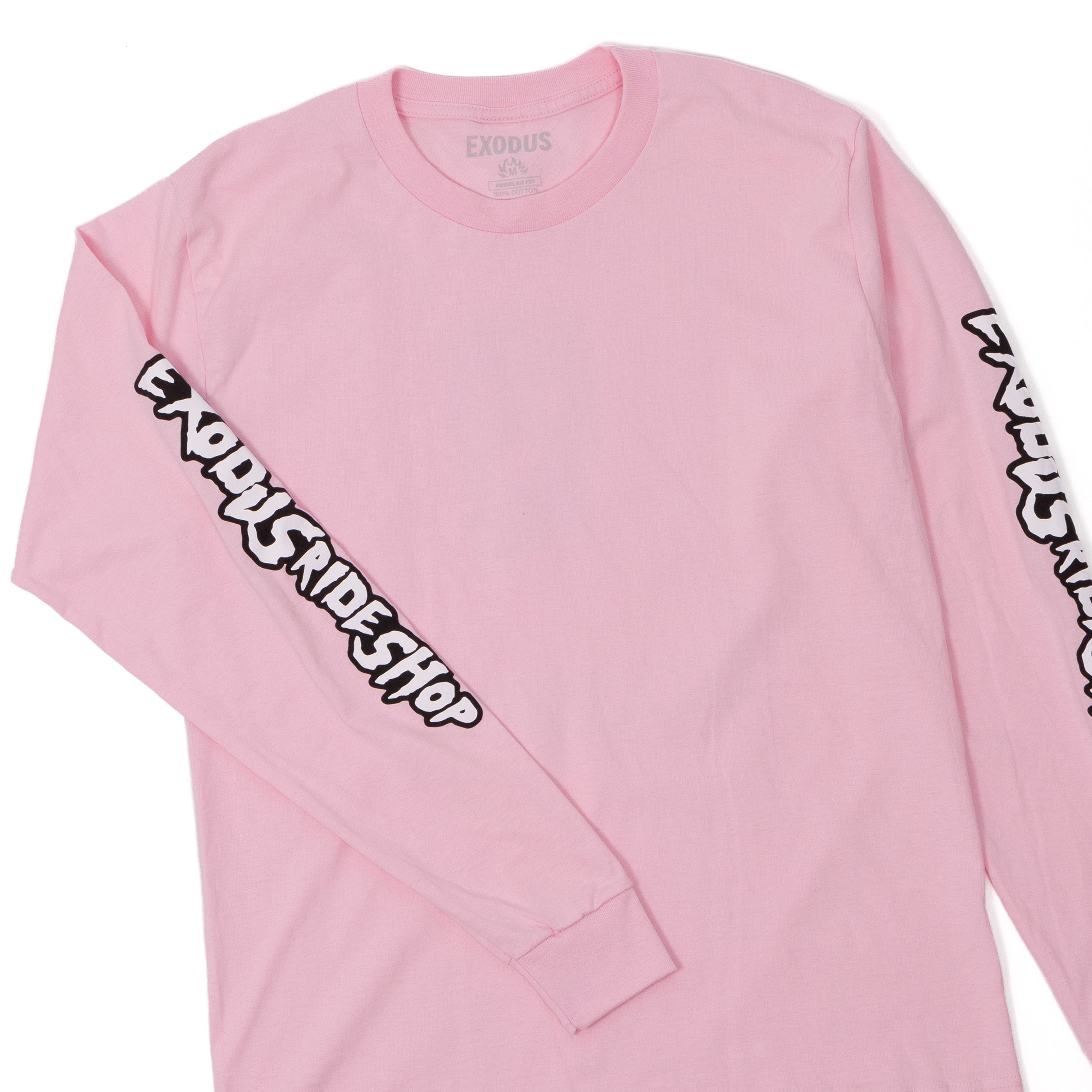 Pink Exodus Skimask Long Sleeve Tee Front