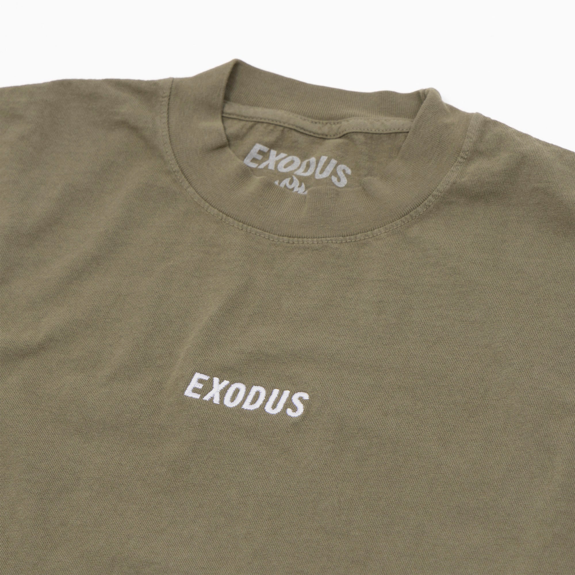 Army Embroidered Exodus Tee Close