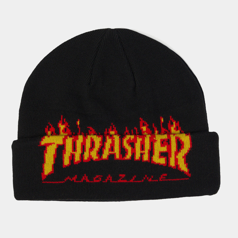 Flame Fold Thrasher Beanie