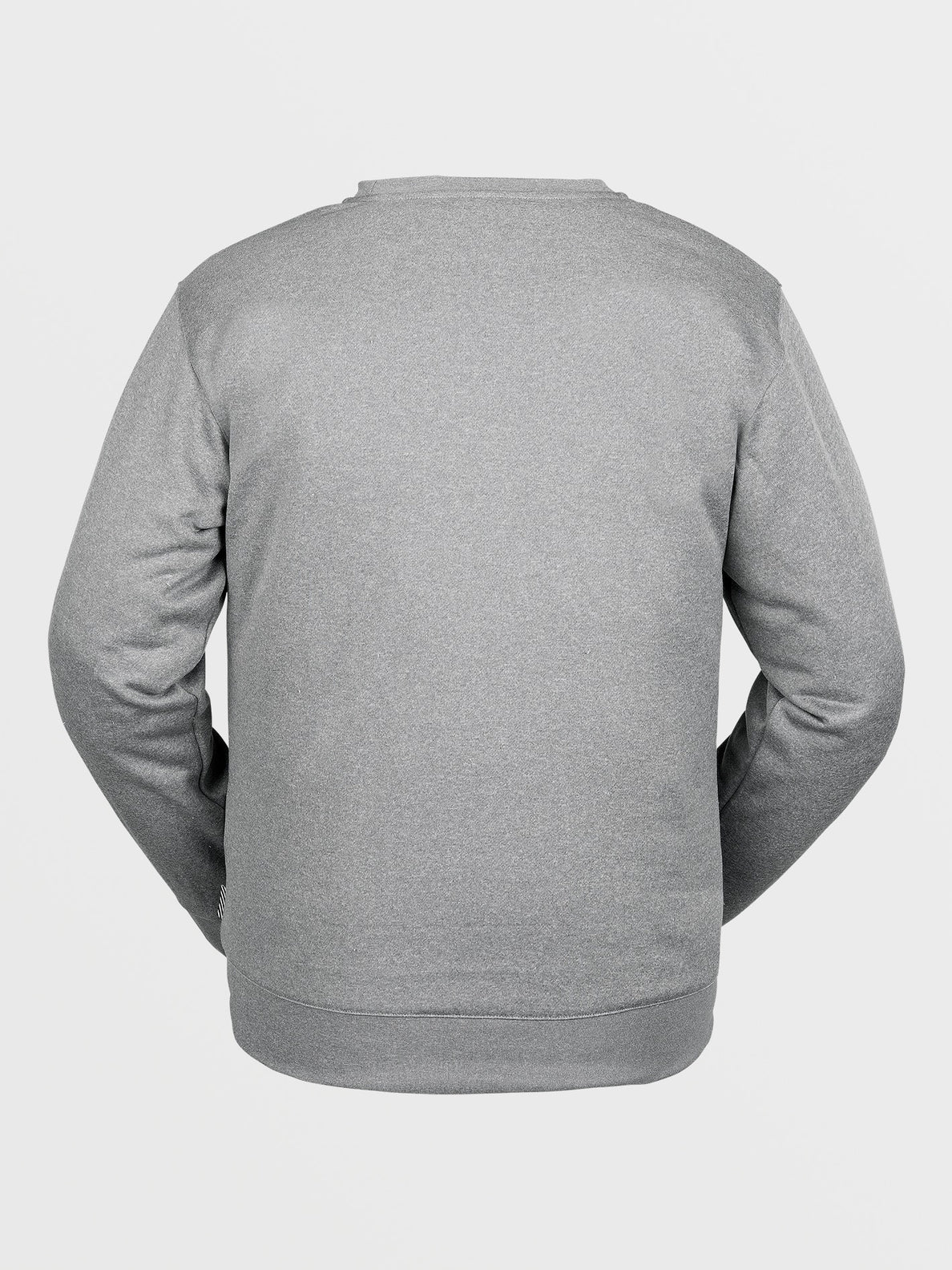 Heather Grey Core Hydro Crew Volcom Crewneck Back