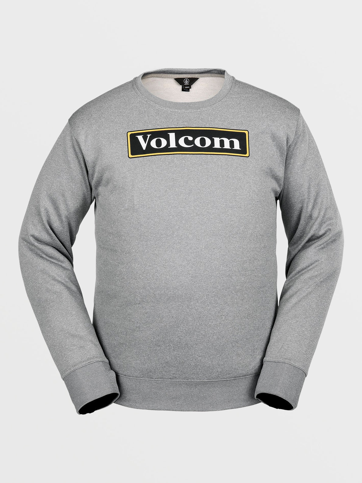 Heather Grey Core Hydro Crew Volcom Crewneck