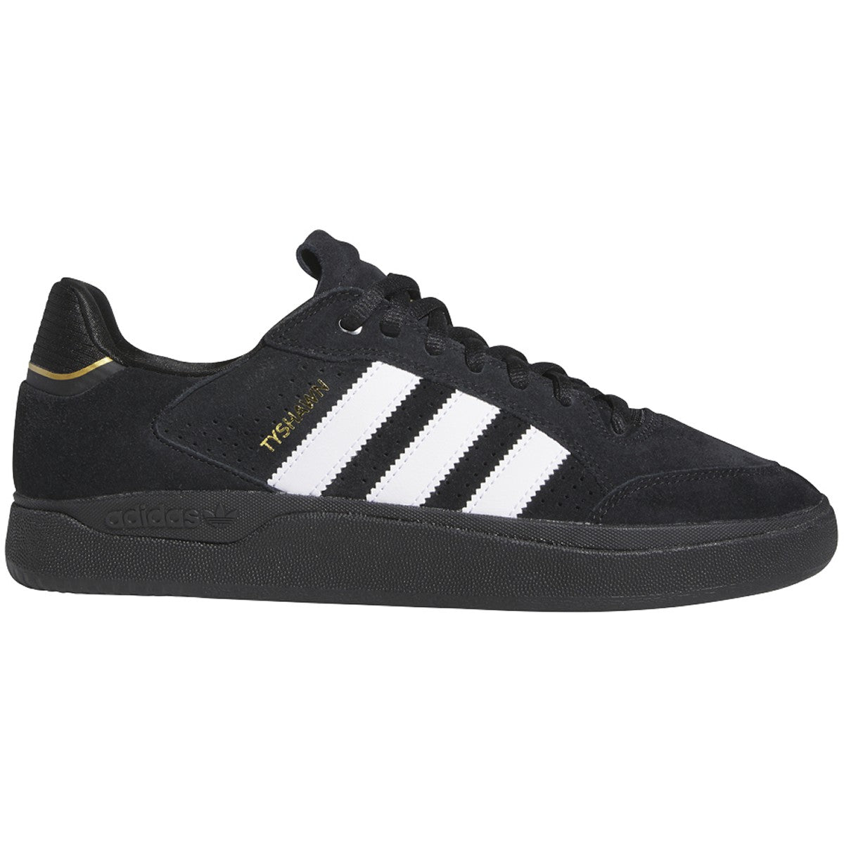 Core Black Tyshawn Low Adidas Skateboard Shoe