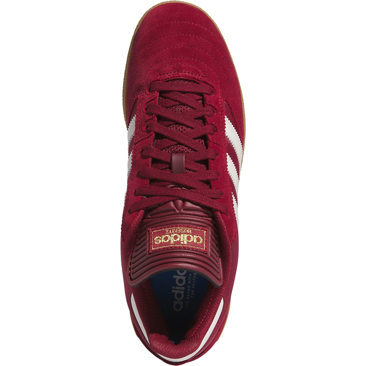 Collegiate Burgundy Busenitz Adidas Skateboarding Shoe Top