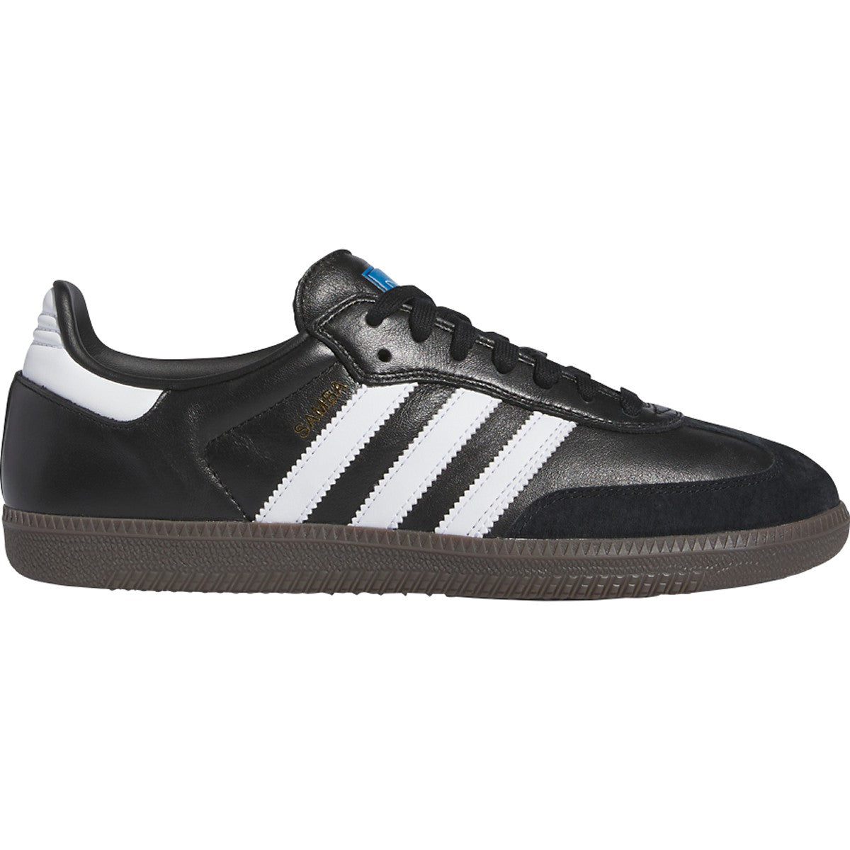 Black/White Samba ADV Adidas Skateboard Shoe