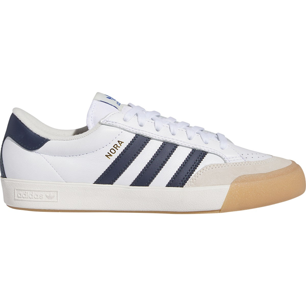 White/Navy Nora Adidas Skate Shoe