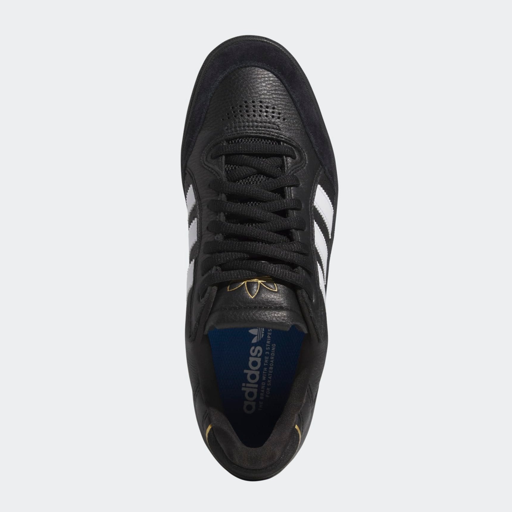 Black Tyshawn Low Adidas Skate Shoe Top