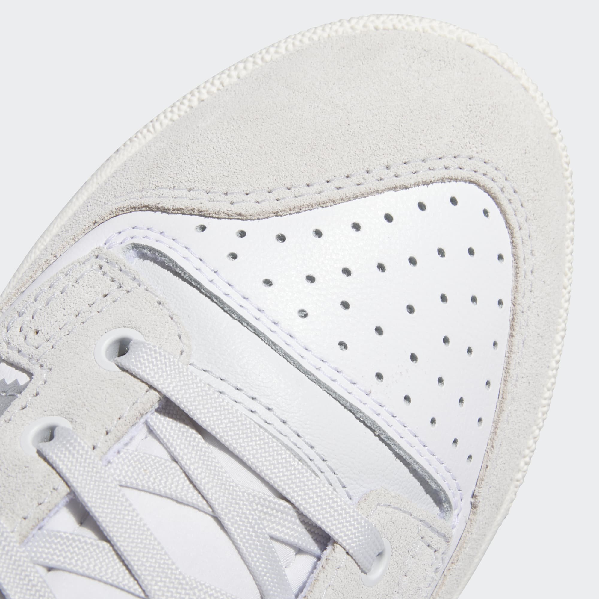 White/Silver Centennial 85 Low ADV Adidas Skate Shoe Detail