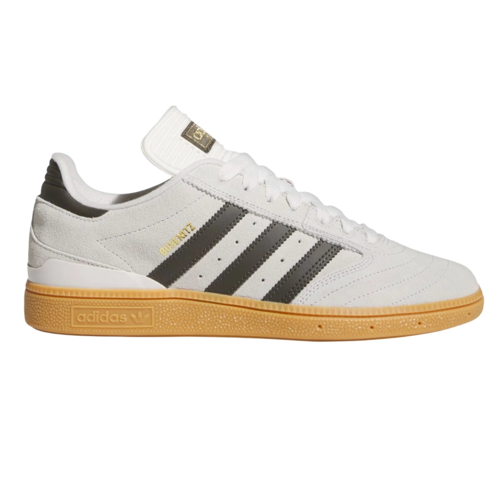 White/Shadow Olive Busenitz Adidas Skate Shoe