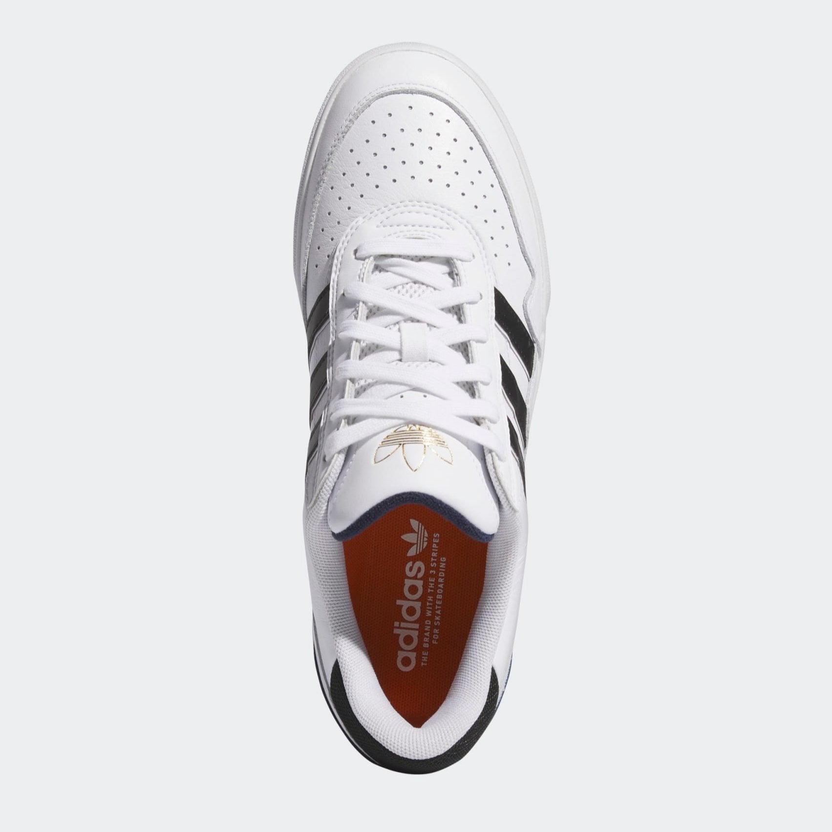 Adidas Tyshawn II Skateboard Shoe - White/Black/Navy