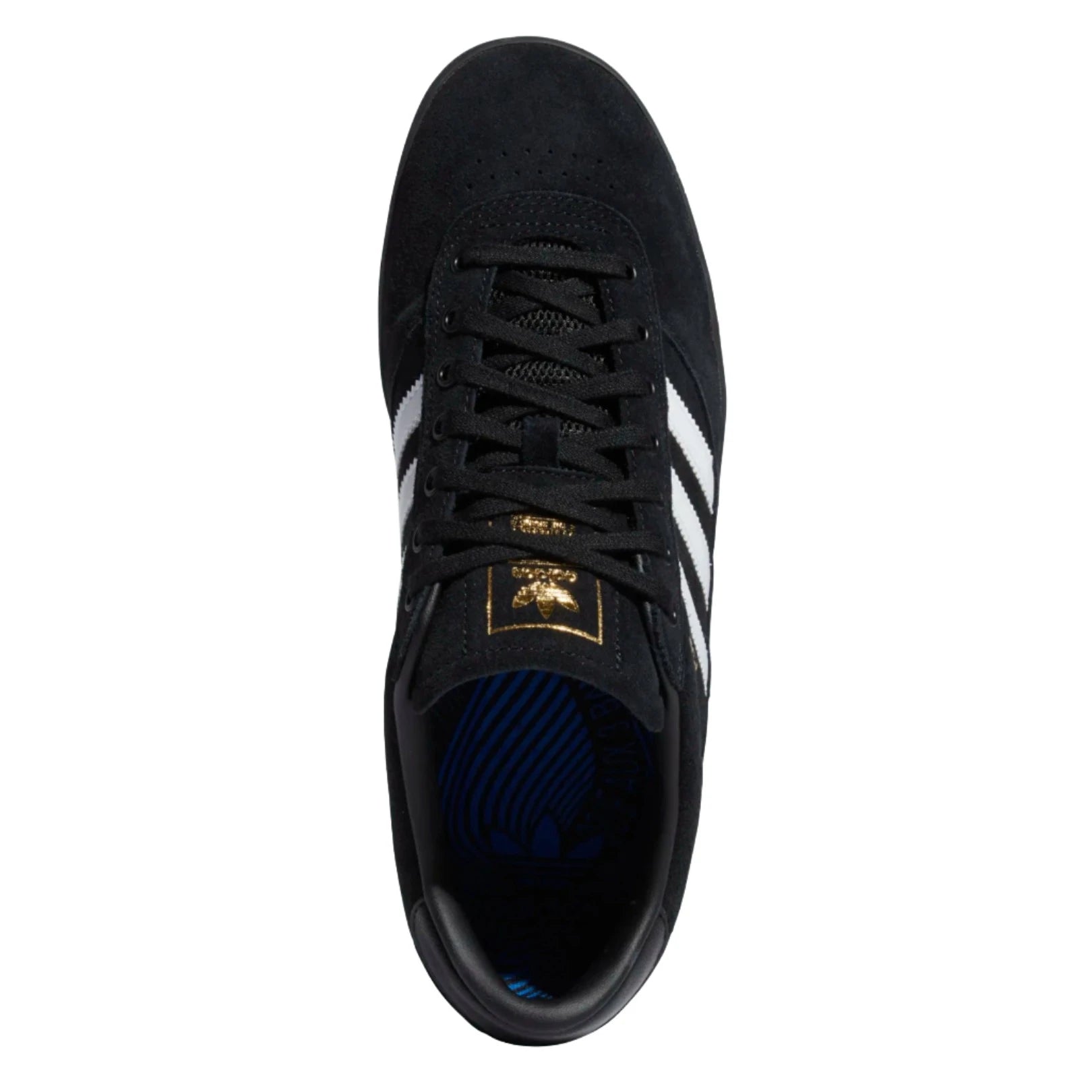 Black/White/Black Puig Indoor Adidas Skate Shoe Top