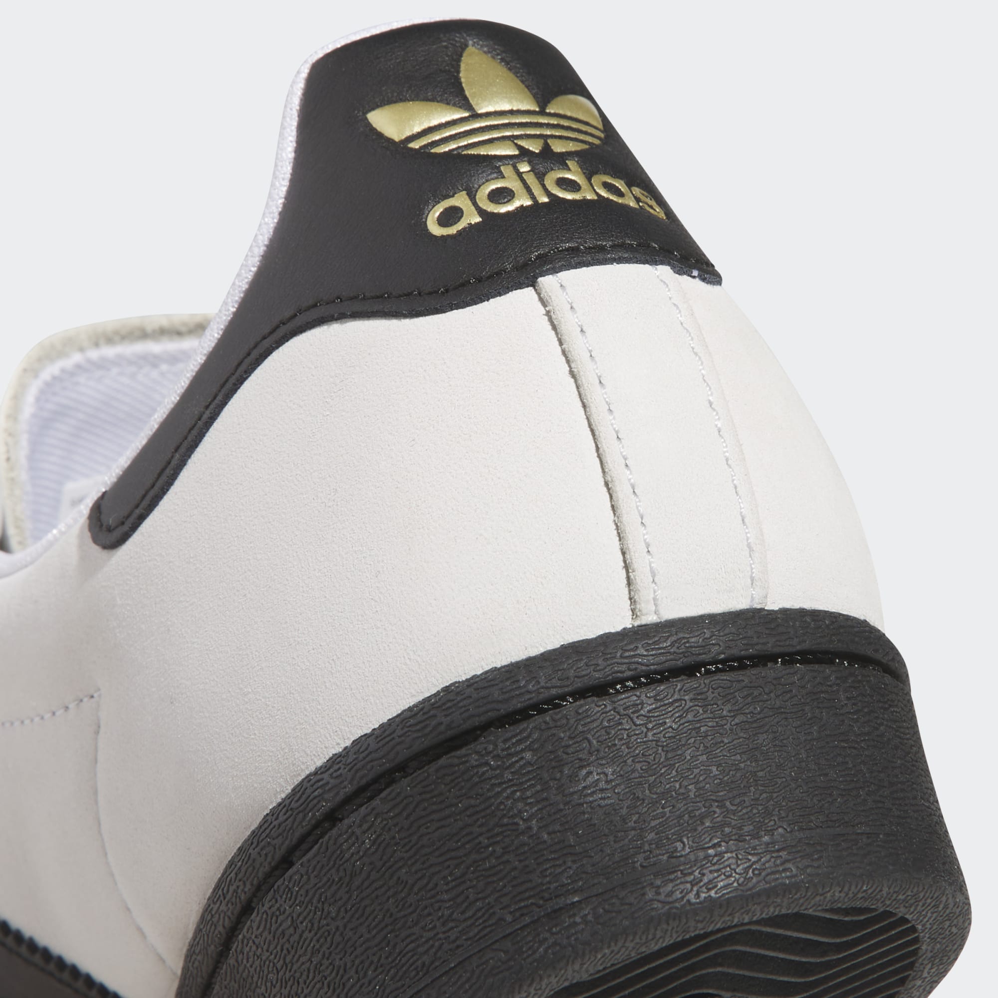 White/Black Superstar ADV Adidas Skate Shoe Detail