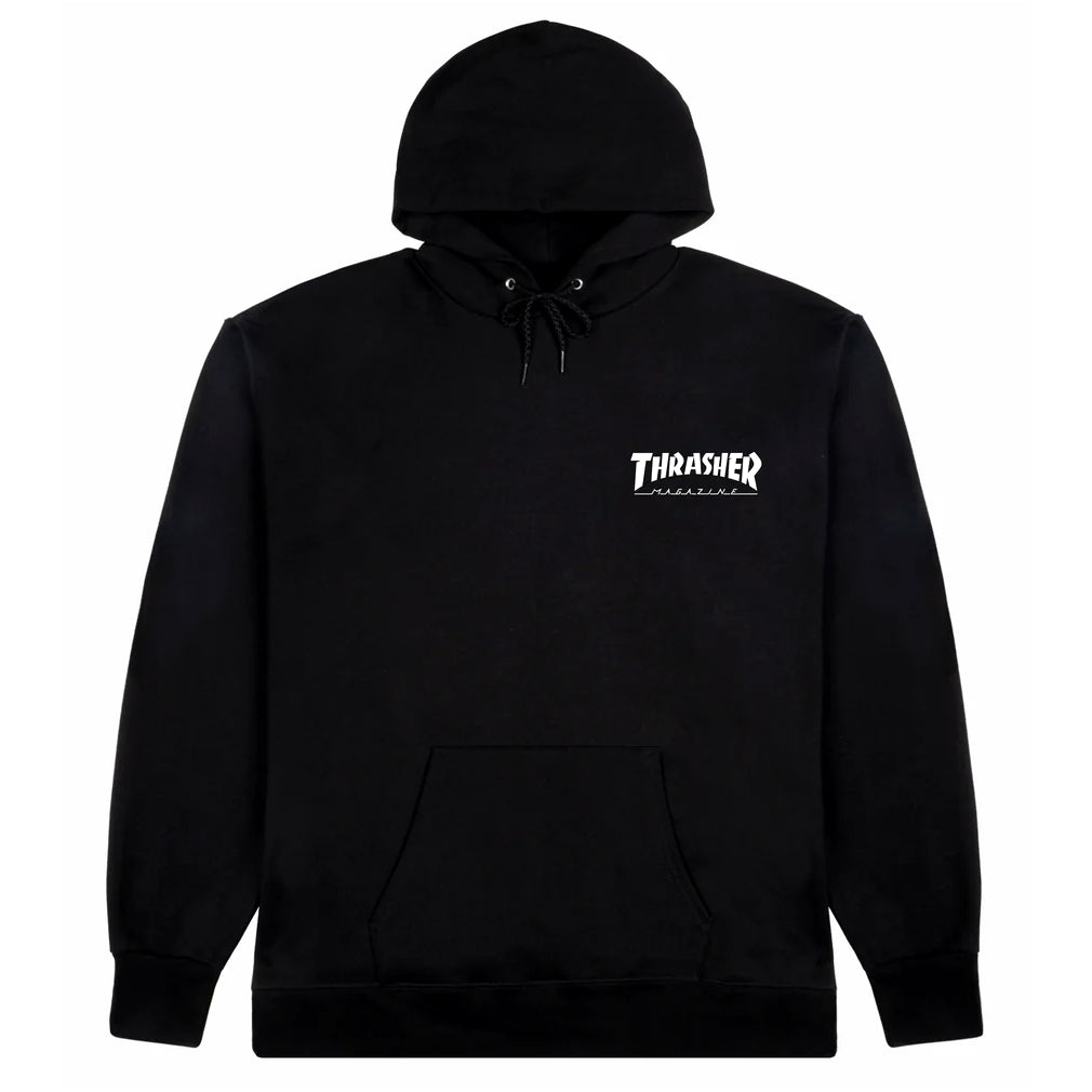 Black Little Thrasher Mag Hoodie