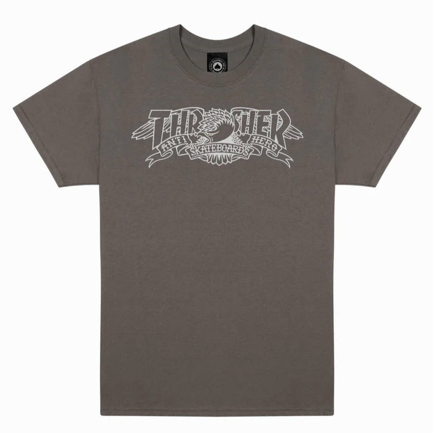 Charcoal Antihero x Thrasher Mag Banner Tee