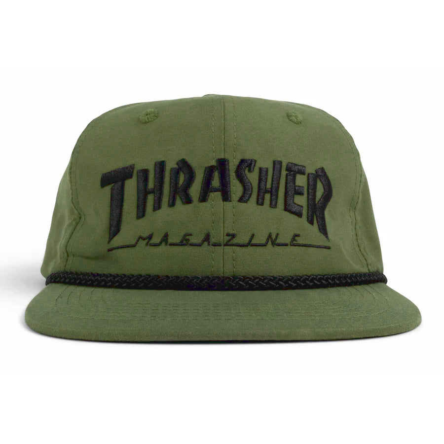 Olive/Black Rope Thrasher Mag Snapback