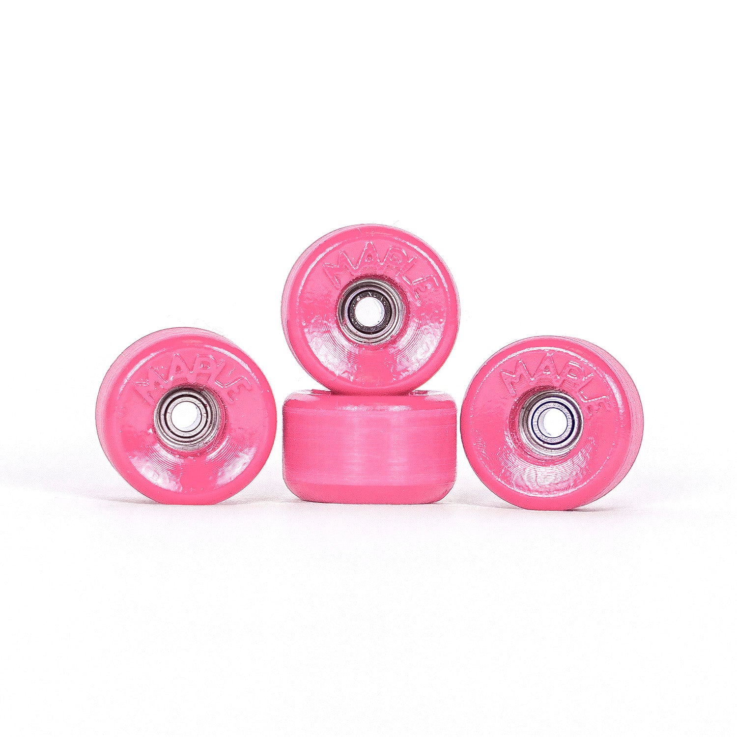 Pink Maple Bowl Fingerboard Wheels