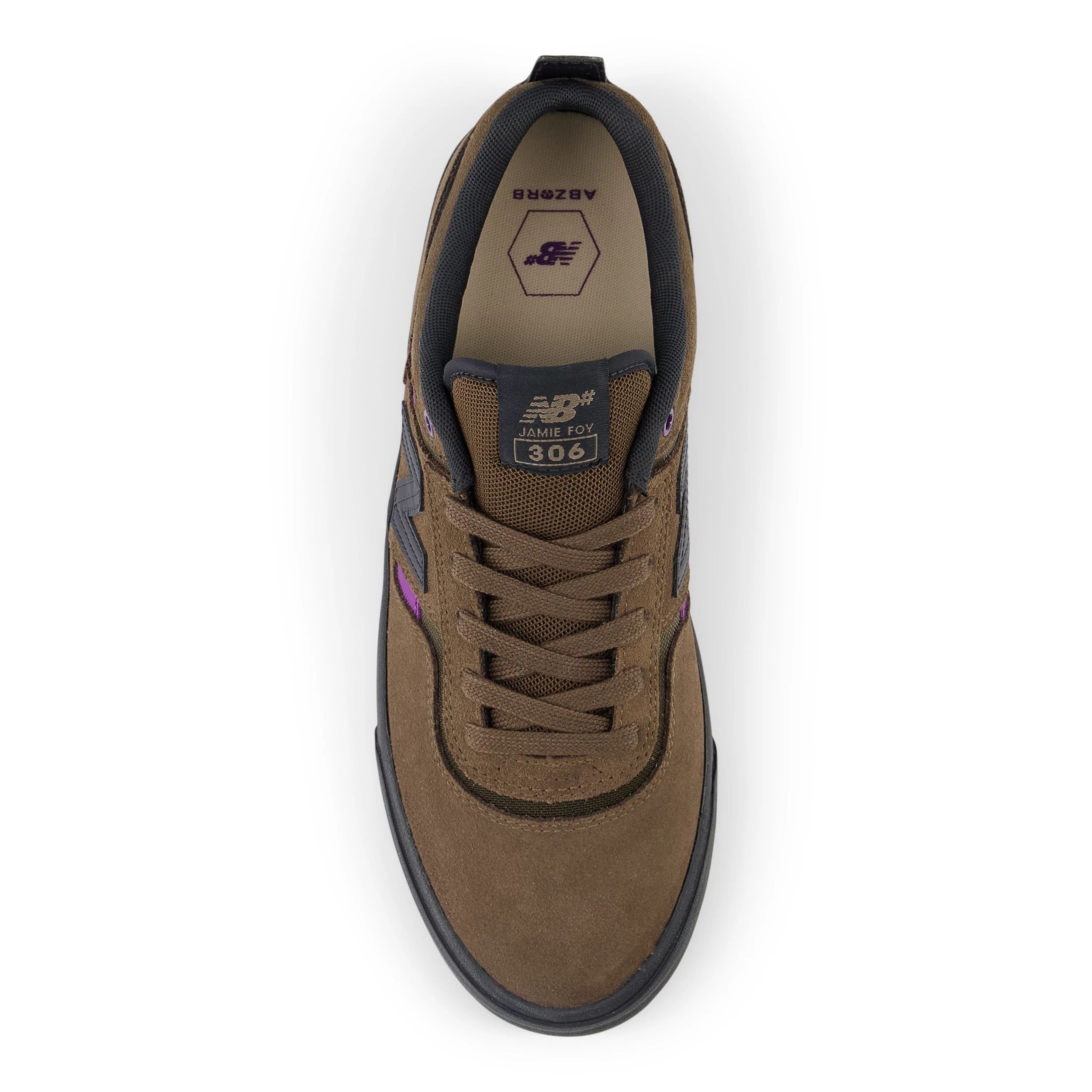 Brown NM306 Jamie Foy NB Numeric Skate Shoe Top