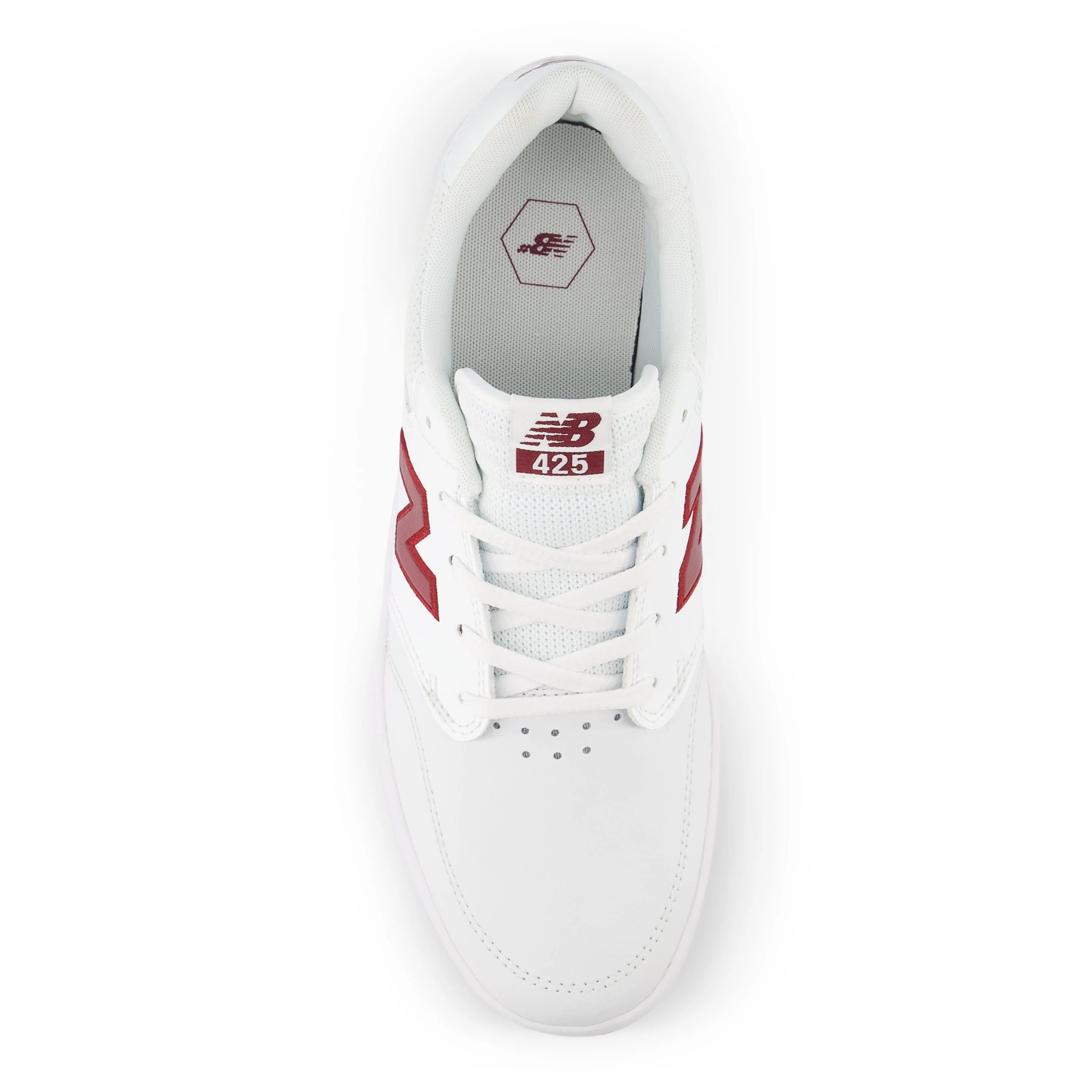 White/Red NM425 NB Numeric Skate Shoe Top