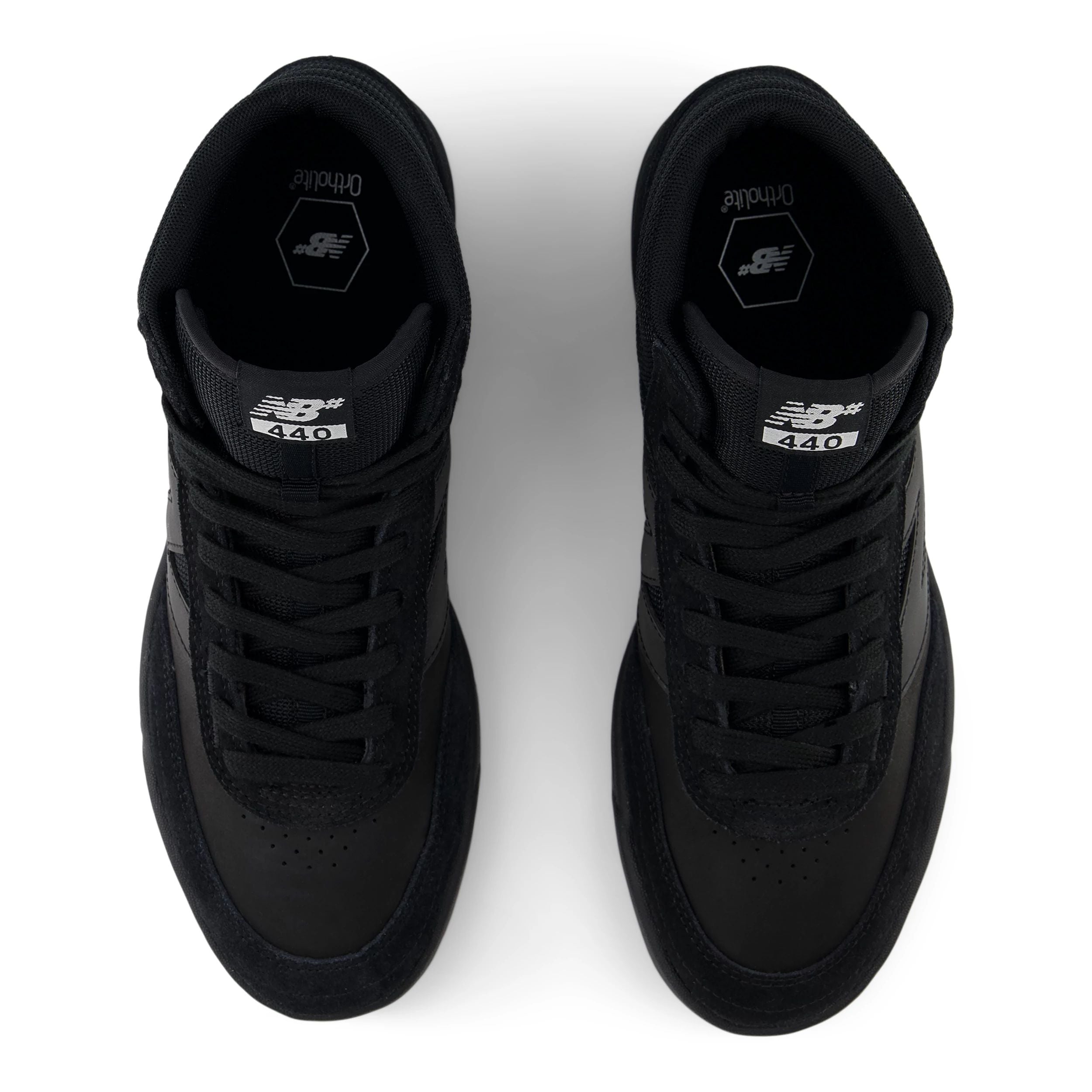 Black/Black NM440V2 High NB Numeric Skate Shoe Top