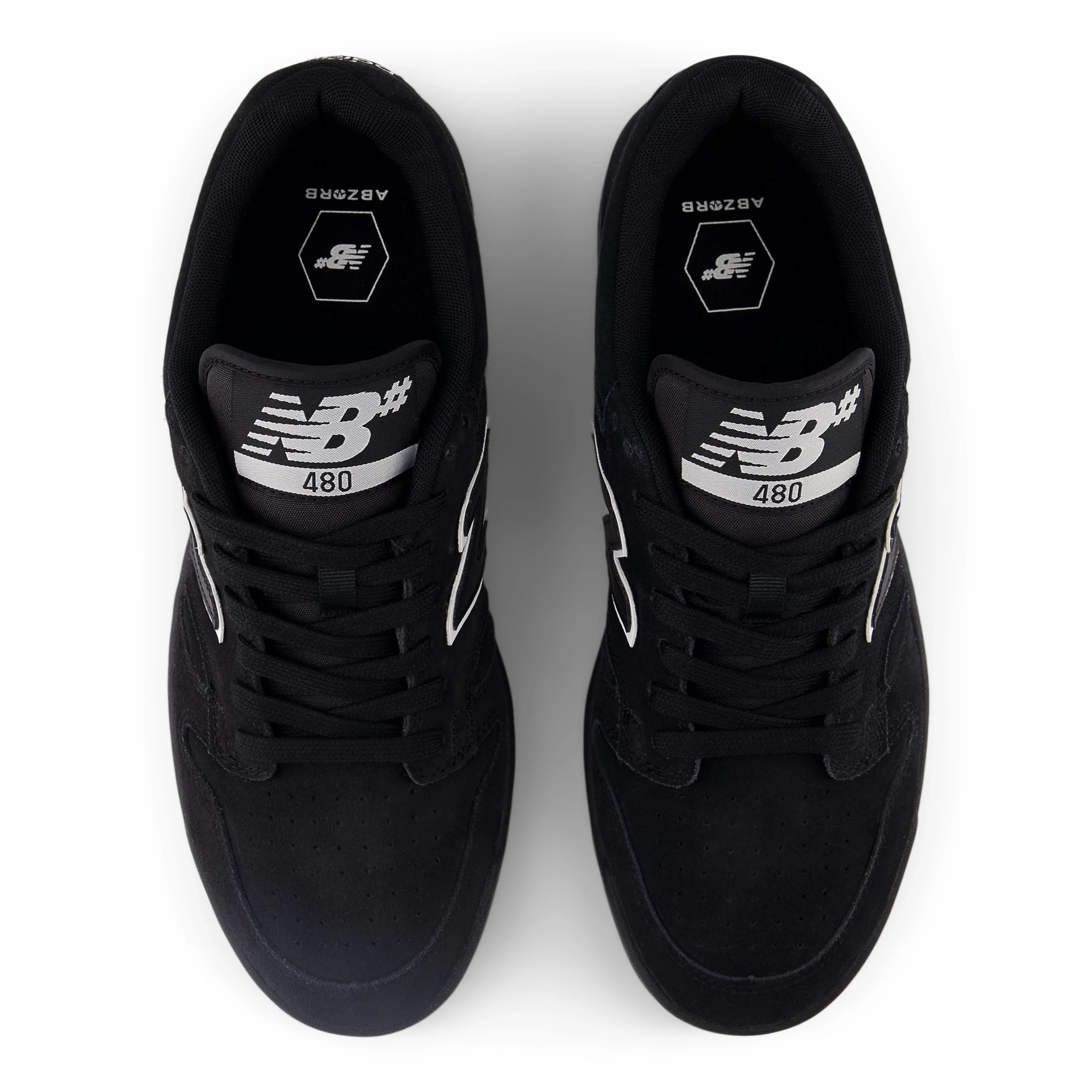 Black/Black NM480 NB Numeric Skate Shoe Top