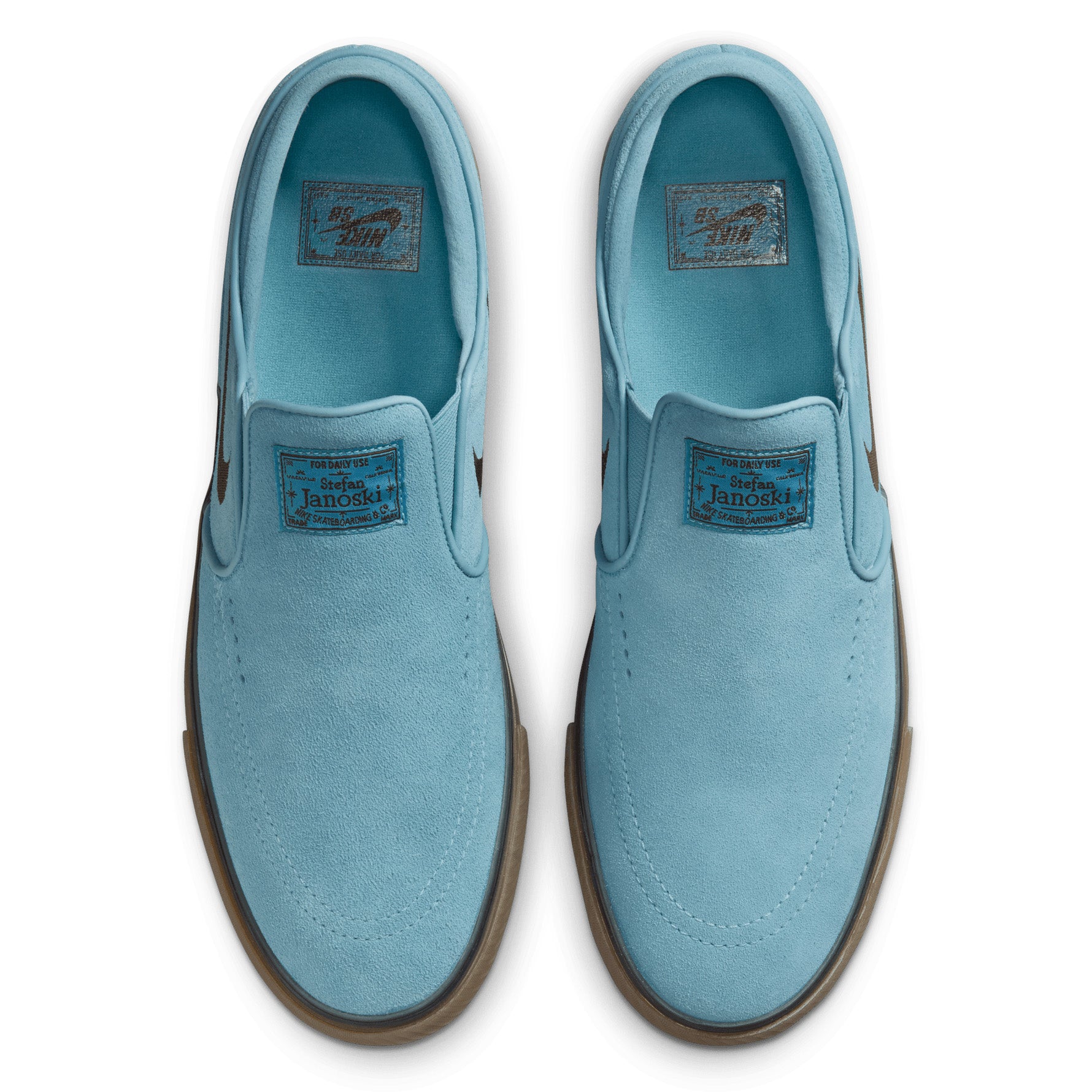 Turquoise Nike Sb Janoski Slip Top