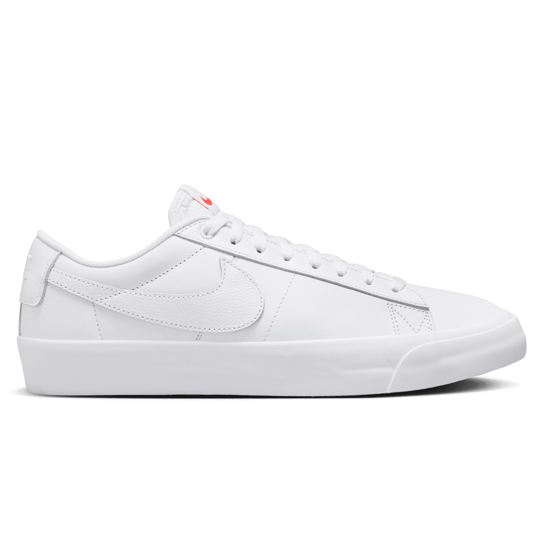 White Leather ISO GT Blazer Low Nike SB Skate Shoe