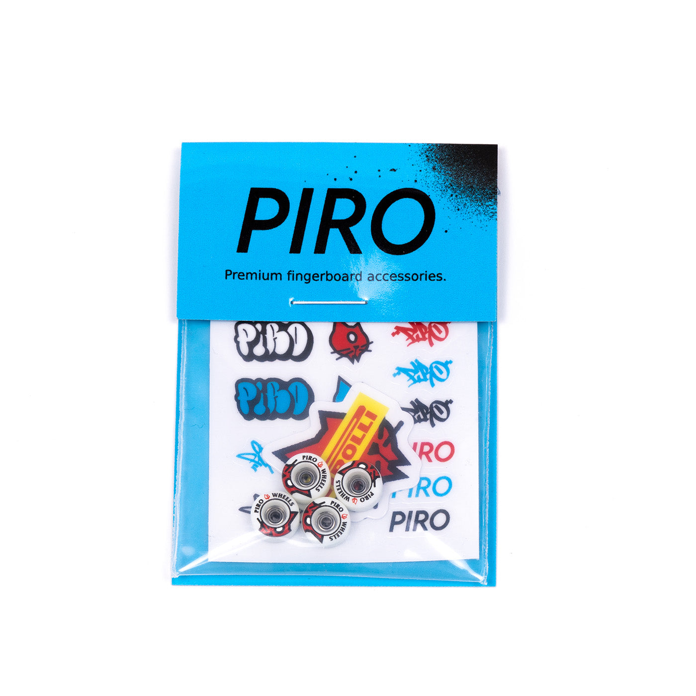 Piro Bone Head Performance Fingerboard Wheels Package