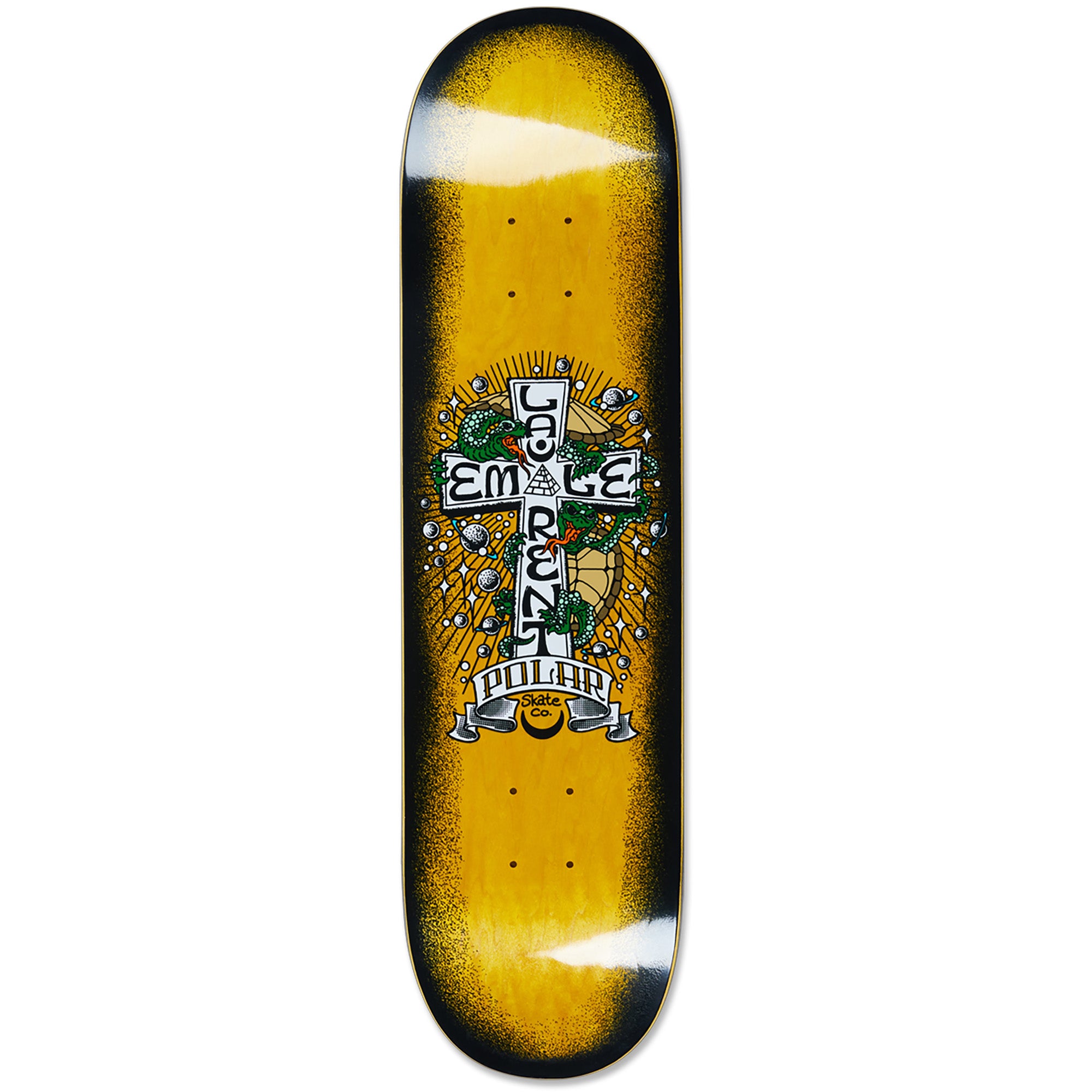 Turtle Town Cross Emile Polar Skateboard Deck