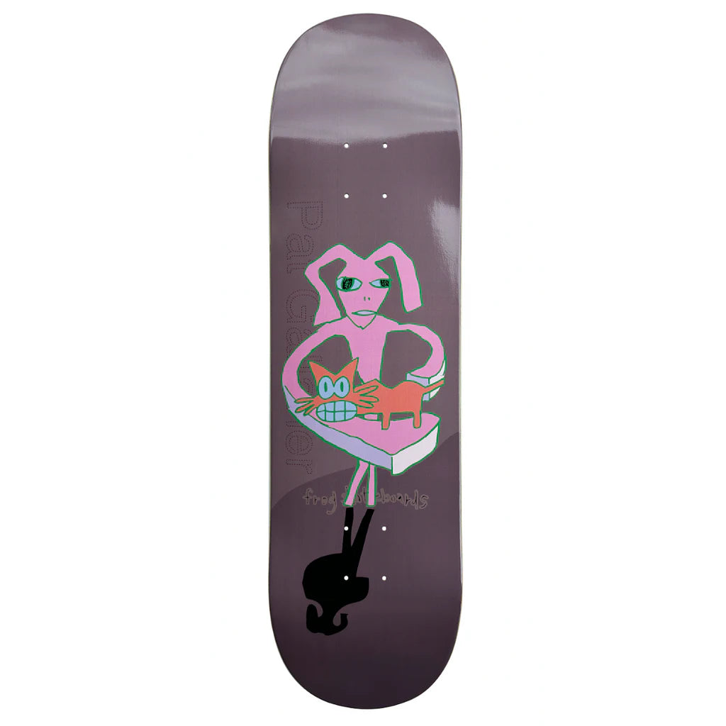 Pat G Red Cat Frog Skateboard Deck