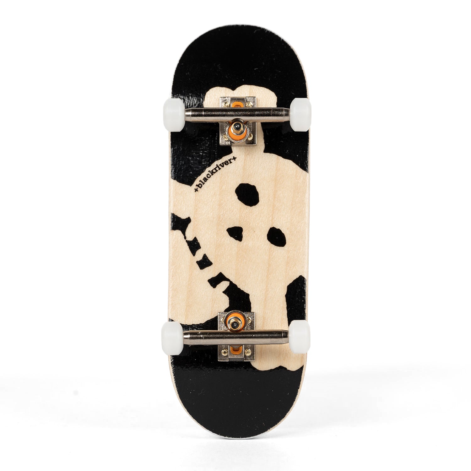 New Skull Natural Stain Blackriver Complete Fingerboard