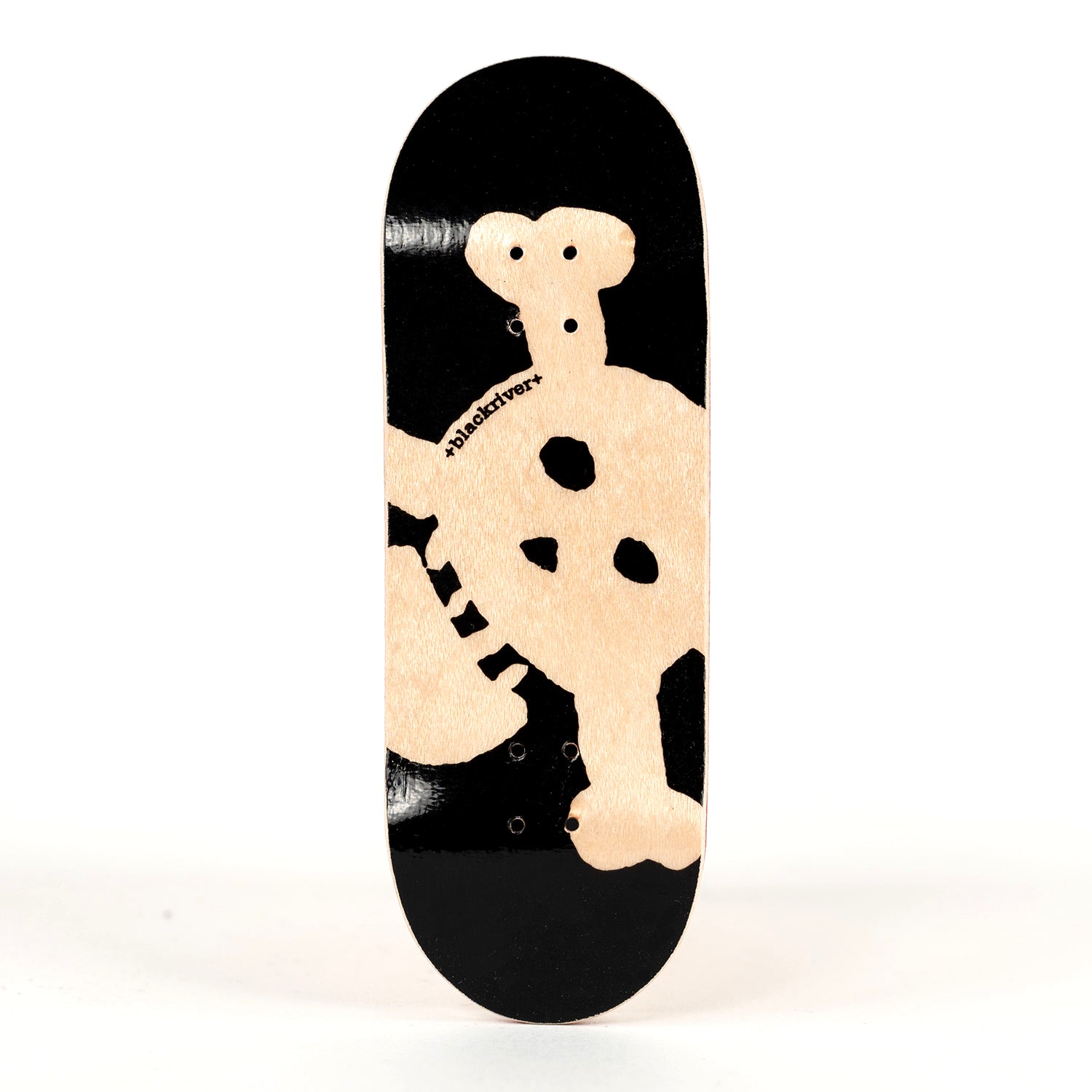 Natural New Skull Blackriver Fingerboard Deck