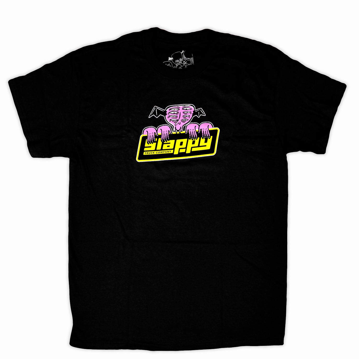 Black Slappy Trucks Curb Creeper Tee