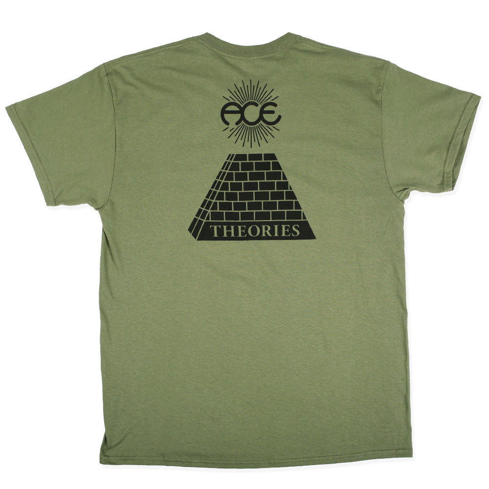 Military Green Theories X Ace Trucks Theoramid Tee