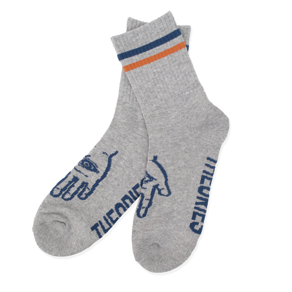 Grey Theories Mystic Half Crew Socks