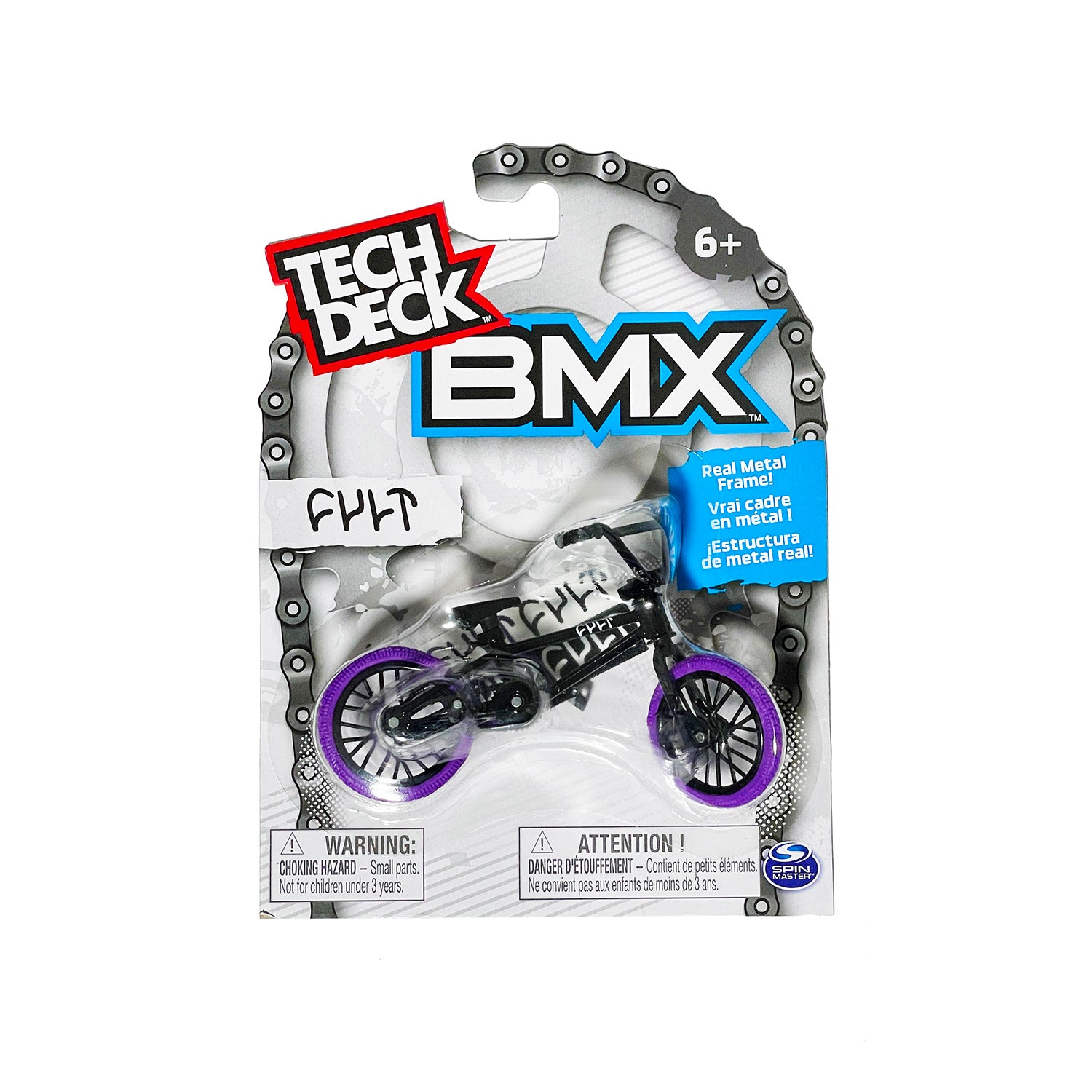 Tech Deck Finger BMX Bike Cult  Black/Purple