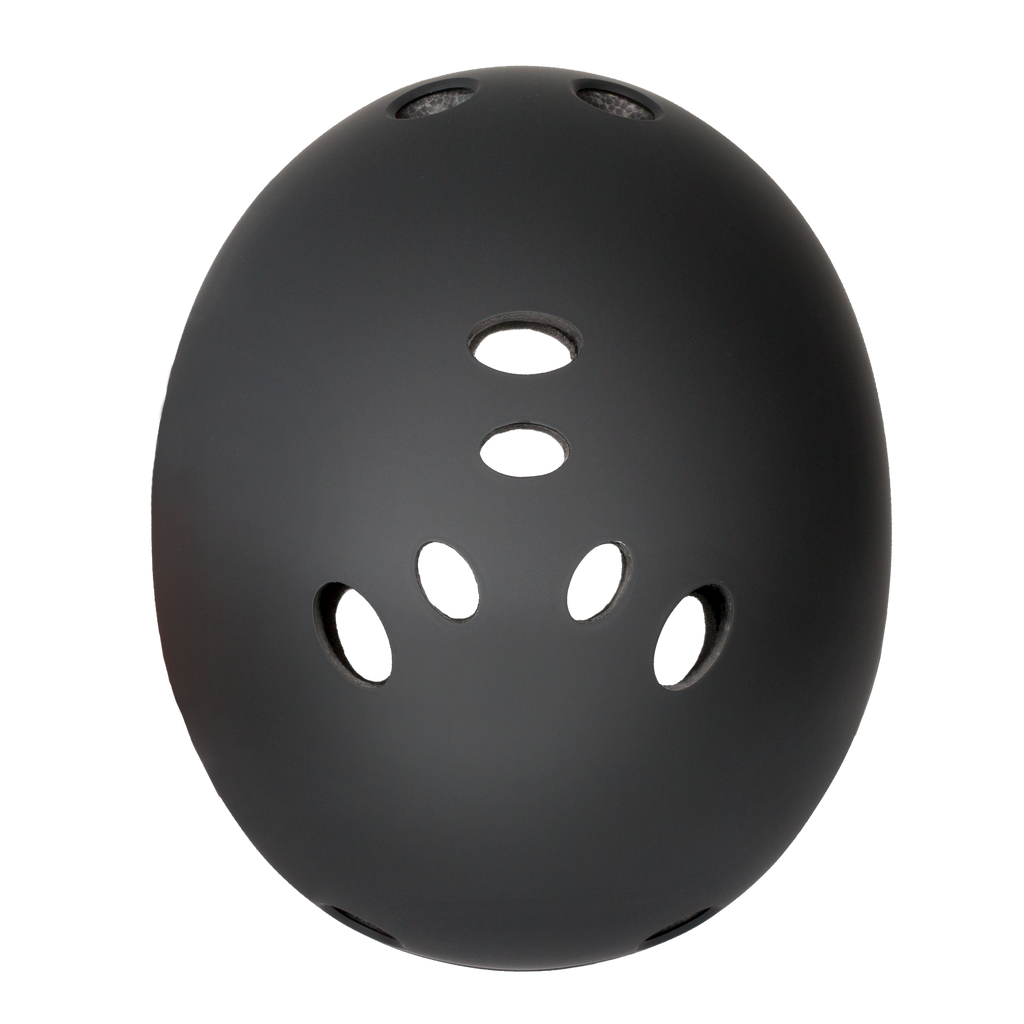 Matte Black Certified Sweatsaver Triple 8 Helmet Top