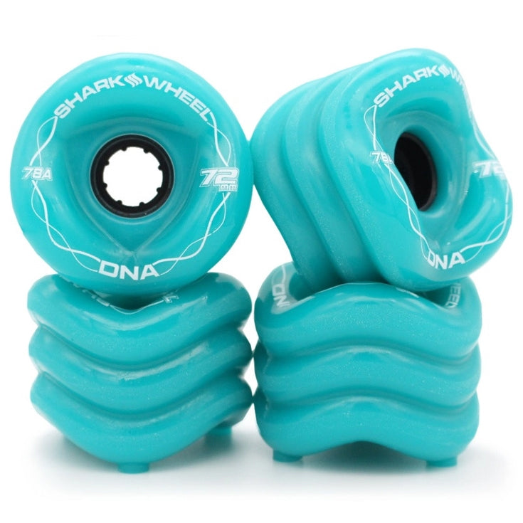 Turquoise 72mm Shark Wheels