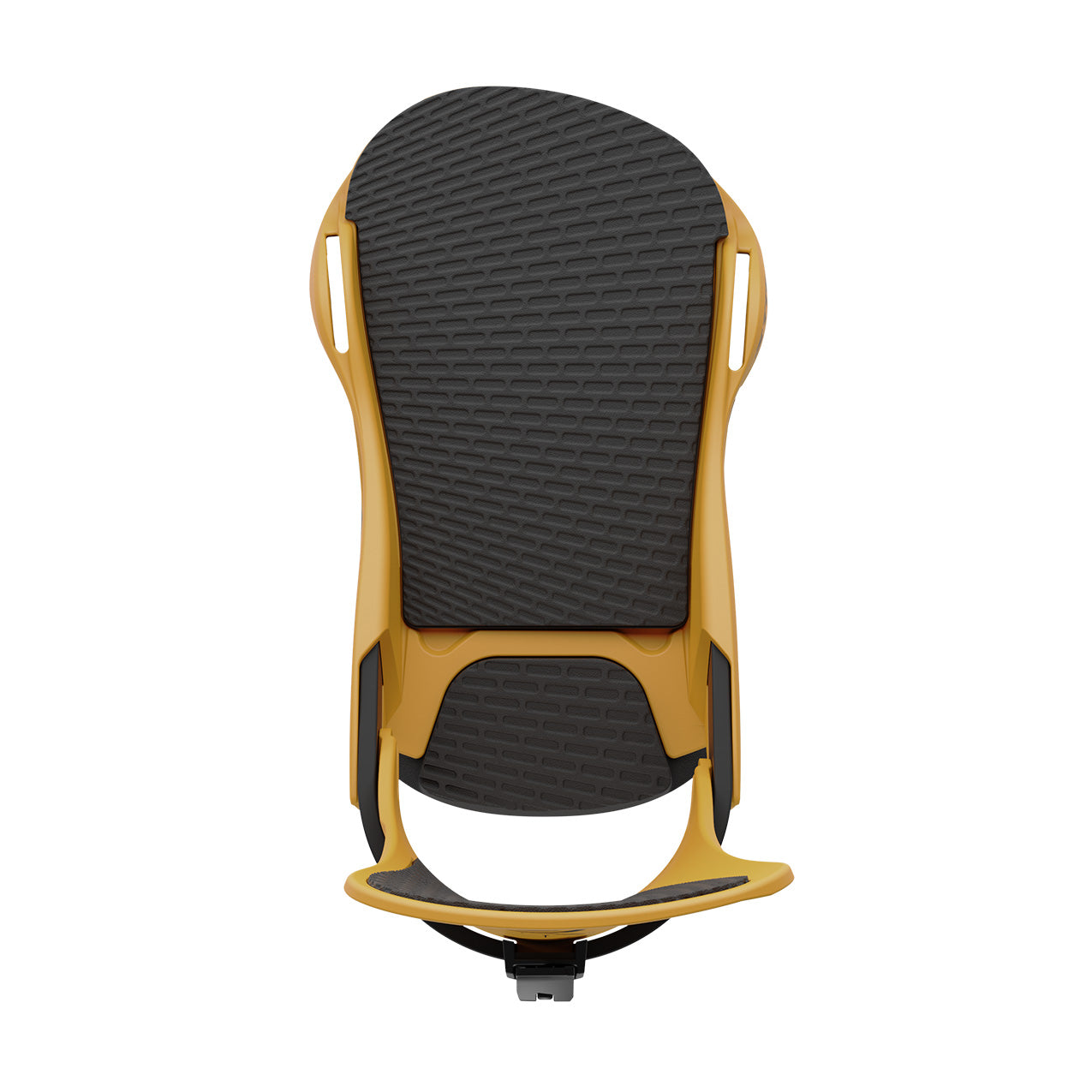 Mustard Yellow STR Union Snowboard Bindings Top